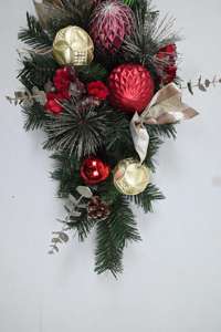 Guirnaldas de lágrima de Navidad colgantes artificiales personalizadas de alta calidad con decoración de bolas - Product Image 5