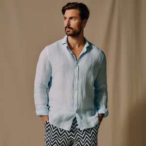 Vendita calda nuovi arrivi da <span class=keywords><strong>uomo</strong></span> Casual in cotone di <span class=keywords><strong>lino</strong></span> largo taglie 5XL t-shirt camicie traspiranti da <span class=keywords><strong>spiaggia</strong></span> - Product Image 3