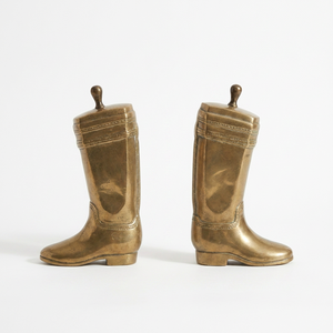 Sujetalibros de Metal con Forma de Zapatos en Latón Pulido AK, Sujetalibros Decorativos Modernos para Mesa, Sala de Estar, Hogar y Oficina - Product Image 5
