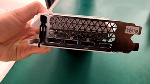 GeForce RTX 3060 Ti 8GB GDDR6 Dual Fan <b>White</b> <b>Graphics</b> <b>Card</b> PCIE4.0 X16 Desktop Gaming GPU - Product Image 2