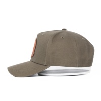 Op Maat Gemaakte Mode Lederen Patch Logo Baseballpet Groothandel Hoge Kwaliteit Reclame 5 Panel Gorras
