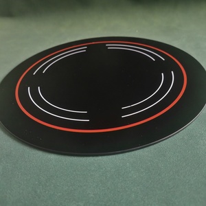 <span class=keywords><strong>Placa</strong></span> de Vidrio Cerámico para Cocina de Inducción de 4mm 6mm con Patrón Personalizado, Resistente a Choques Térmicos, Pulida 850 ° Cristal Negro Cristalino - Product Image 3