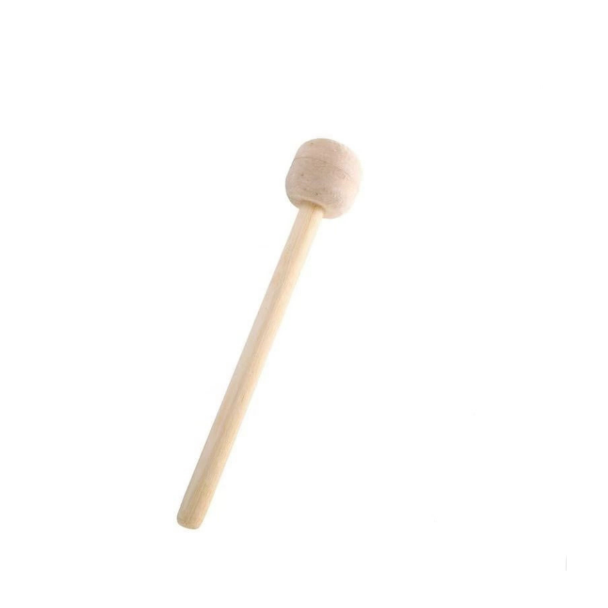 Percussion Accessories Felt Head Wooden Long Handle Snare Drum Hammer Big Drum Stick