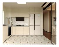 Fabricant de meubles de cuisine modernes en panneaux de mélamine sur mesure