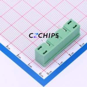 DB2ERM-7.62-3P-GN-S Plug-in Terminal Block Bent Lead Through Hole,P=7.62mm Board-to-Board / Socket - Closed Screw Fixing 1x3P - Product Image 2