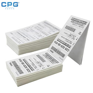 Etiqueta Térmica Transparente de Larga Duración con Impresión Clara, 100x150mm, 4x6 Pulgadas, Etiqueta de Código de Barras, Etiqueta de Embalaje para Logística - Product Image 1