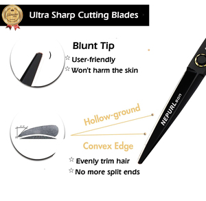 <span class=keywords><strong>Ciseaux</strong></span> de coiffure professionnels 6.0 pouces avec vis à roulement Little Golden Tiger pour salon de coiffure HS-717 - Product Image 6
