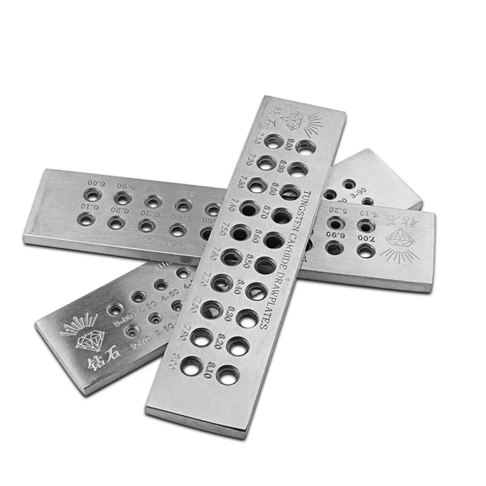 Hot-Selling Metalen Tungsten Carbide Tekentafel, Ronde Tekentafel Sieraden Maken Gereedschap