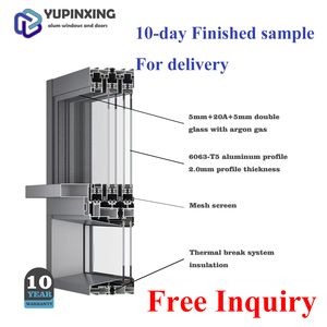 Ghana Grille anti-effraction Métallique <span class=keywords><strong>Coulissante</strong></span> pour le Népal <span class=keywords><strong>Baie</strong></span> vitrée Impact résistant aux ouragans Bois des fenêtres en aluminium <span class=keywords><strong>Prix</strong></span> du Nigeria - Product Image 4