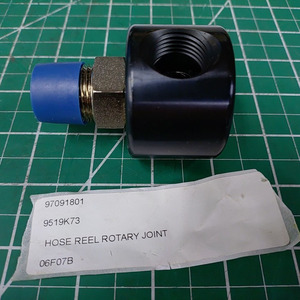 Plc 9519k73 1/2 Npt 90. Joint rotatif <span class=keywords><strong>intermittent</strong></span> pour enrouleur de tuyau coudé 250 psi, approvisionnement en vrac - Product Image 1