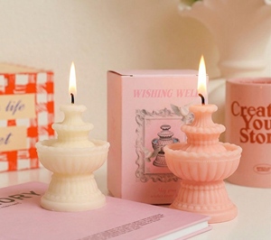<span class=keywords><strong>Bougie</strong></span> parfumée <span class=keywords><strong>Fontaine</strong></span> de Vœux en cire de soja à la <span class=keywords><strong>rose</strong></span>, cadeau de mariage, cadeau pour demoiselle d'honneur, décoration artistique pour la maison, boîte personnalisée - Product Image 3