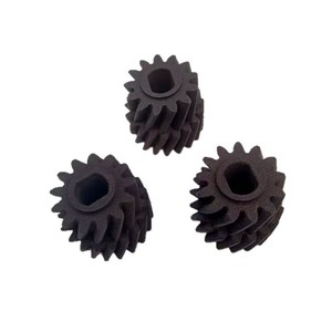 Engranajes cilíndricos de nylon hechos a medida, piezas de plástico negro no estándar para transmisión mecánica - Product Image 4