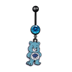Gaby Novedad: Piercings <span class=keywords><strong>de</strong></span> Ombligo Colgantes <span class=keywords><strong>de</strong></span> Acero Quirúrgico con Diseño <span class=keywords><strong>de</strong></span> <span class=keywords><strong>Oso</strong></span> <span class=keywords><strong>Panda</strong></span> Adorable - Product Image 2