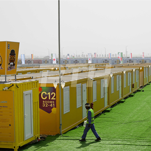 PTH高級小型住宅組立サイト宿泊施設カタールのモジュラープレハブコンテナ住宅 - Product Image 3