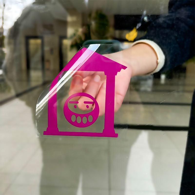 Window Sticker Removeable Hot Sale Adhesive Waterproof Easy Peel Off Static Cling Window Vinyl ...