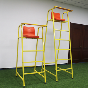 Sedia da Arbitro Portatile in Ghisa Resistente ai Graffi, Impermeabile e con Ruote per <span class=keywords><strong>Allenamento</strong></span> di Badminton, Tennis e Pallavolo - Product Image 5