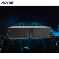 Haut-parleur à réseau de ligne passif professionnel KA-2 double système audio à trois voies de 12 pouces pour grand concert