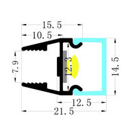 Profilé LED en aluminium extrudé pour profil linéaire LED, vente directe d'usine YG-1421