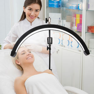 Lámpara de <span class=keywords><strong>U</strong></span>ñas LED Moderna en Forma de <span class=keywords><strong>U</strong></span> de 16 Pulgadas y 20W, Marca Fan <span class=keywords><strong>Xu</strong></span> FX324-A, con Clip, de Aleación de Aluminio Ajustable, con Alimentación USB y Regulador de Intensidad - Product Image 1