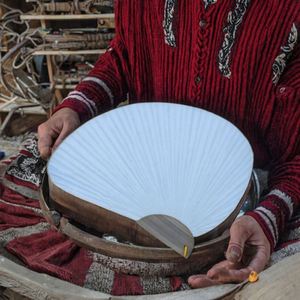 Abanicos de Bambú Personalizados para Boda, Tallados con Novios, Pintados para el Año Nuevo Chino, Recuerdo para Halloween, Navidad, Estilo Romántico - Product Image 4