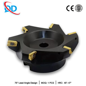 ดอกกัดแบบเปลี่ยนหัวได้ Rap 4t ขนาด 75 องศา สำหรับเม็ดมีด Apmt1135 ใช้กับเครื่อง CNC สำหรับงานกัดเหล็กและเหล็กหล่อ - Product Image 1