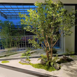 ต้นไม้ประดิษฐ์รูปม้าเมา แขวนกระดิ่ง ตกแต่งหน้าต่างห้องน้ำชาในร่ม ต้นไม้สีเขียว ตกแต่งภูมิทัศน์ ต้นบอนไซ - Product Image 1