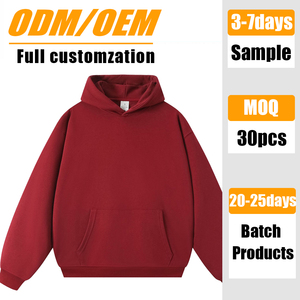 Sudadera con Capucha para Hombre, de Invierno, 400G, de Felpa, Gruesa, Transpirable, Lisa, Extra Grande, Premium, con Logotipo Personalizado Digital - Product Image 1