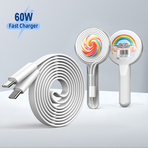 สายชาร์จเร็ว TKT 2026 Pd รองรับการชาร์จเร็ว 20W แบบ Type-C to Type-C สายดาต้าความเร็วสูง สายแบน สำหรับชาร์จและถ่ายโอนข้อมูล ใช้ได้กับแล็ปท็อป - Product Image 6