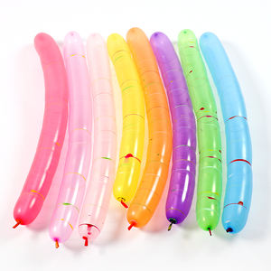 Party Fillers Fun Toys Kids Assorted Colors Long Rocket <strong>Balloons</strong> - Product Image 3