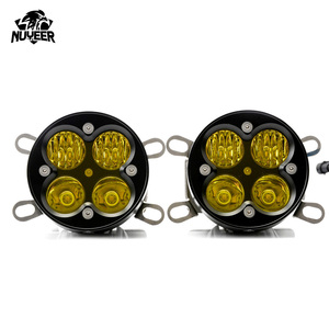 Faro de Conducción LED Luz Amarilla Larga Vida Útil Luz Antiniebla LED de 3 Pulgadas para Wrangler JK JL Foco Universal Auxiliar de Coche 30W - Product Image 1