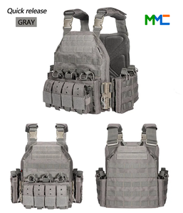 Chaqueta Táctica Transpirable de Malla de Poliéster para Hombre, con Correa en el Pecho, Multifuncional, para Entrenamiento al Aire Libre, Simulación CS - Product Image 5