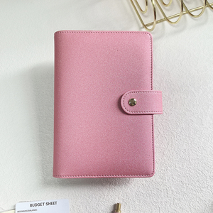 สมุดโน๊ตสั่งทำ A5 A6ห่วงทอง BINDER <span class=keywords><strong>Organizer</strong></span> แผ่นหลวมสำหรับซองจดหมายเงินสดแผ่นสติกเกอร์งบประมาณหนัง PU - Product Image 2