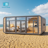 Cabane Apple de Luxe Portable 2-3 Chambres, Cabane Apple Moderne Mobile, Petite Chambre Capsule, Maison Cabane Apple