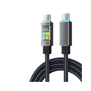 Cable de Carga Rápida Tipo C a Tipo C de 240W con Trenzado de Nailon para iPhone 15 16 17 y Teléfonos Móviles Huawei - Product Image 2