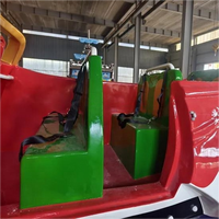 Manège portable de Noël : Mini-voiture volante sur remorque