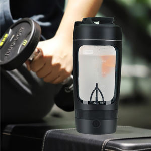 Upgraded New Model Portable Mixer Cup 15 oz Food Grade USB Rechargeable Electric <b>Protein</b> Shaker <b>Bottle</b> with Tritan - Product Image 4