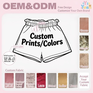 Shorts Boxer Personnalisés pour Bébés, Enfants et Filles – Taille Haute Élastique, Mignons, Décontractés, Séchage Rapide, Respirants pour l'Été - Product Image 2