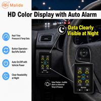 Capteur TPMS externe pour voiture, pression et température des pneus, affichage OEM pour points aveugles, longue portée, vente en gros
