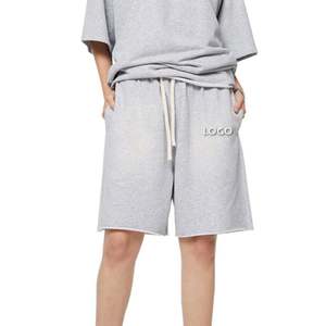 กางเกงขาสั้นผู้ชายสไตล์วินเทจ OEM รุ่น Five Pants สำหรับฤดูใบไม้ผลิและฤดูร้อน ผ้าฟอกหนัก เอวกลาง ผ้ายืดผสมคอตตอน ย้อมสีพื้น ทรงหลวม สวมใส่สบาย - Product Image 4