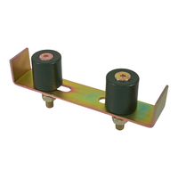 Guide supérieur de portail coulissant support de rouleau en nylon rouleau de guidage de portail coulissant avec support de poteau E pour ouvre-porte pivotant à moteur automatique