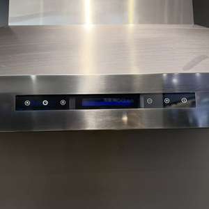 Hotte aspirante commerciale sans conduit en acier inoxydable noir de 36 pouces, 1000 m³/h, télécommande, 3 vitesses, éclairage LED, usage domestique - Product Image 4