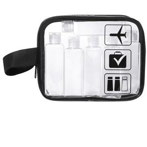 Sac de toilette souple à fermeture éclair, étanche, petit format, approuvé TSA, avec poignée, pour bagages d'<span class=keywords><strong>avion</strong></span> - Product Image 3