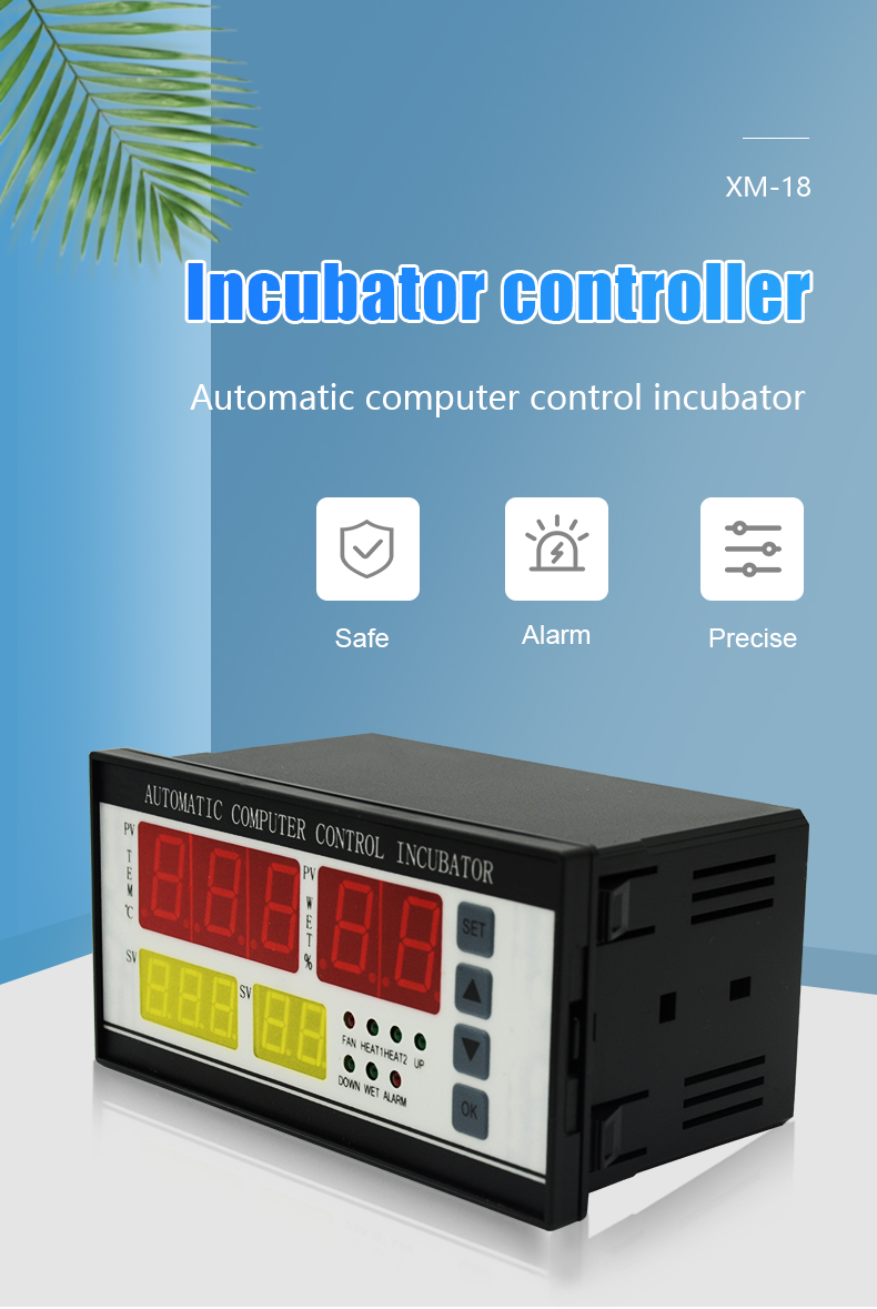 China Manufacturers Xm-18 Automatic Digital 12 Volts Ac/ Dc Roll Egg Incubator Controller Xm 18d(图1)