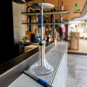 Set de Narguilé Russe de Luxe en Acier Inoxydable Portable Fibonacci Shisha Techniques de Laque Stimulateur Narguilé Sheesha Chicha - Product Image 1