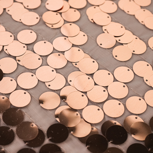 Hiện Đại 120 Inch Vòng Vàng Bạc 18 Mm Lớn Payette Sequin Khăn Trải Bàn Cho Đám Cưới Tổ Chức Sự Kiện Đảng Bảng Trang Trí - Product Image 3