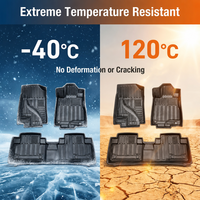 Tapis de sol de voiture personnalisés en TPE, ensemble de tapis de sol de voiture entièrement enveloppants en matériau TPE, adaptés à Honda CR-V 2012-2016