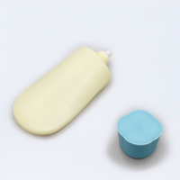Paquet de tube souple de 50ml de cosmétiques en gros Logo de tube de crème de lotion en plastique à bouchon vissé disponible