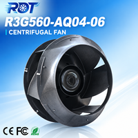 Nouveau ventilateur centrifuge industriel EC R3G560-AQ04-06 400V 560mm 7.3A à haut débit d'air, souffleur RadiPac pour remplacement de ventilation de salle blanche