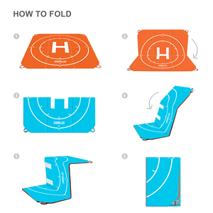 STARTRC 20-дюймовая (50 см) посадочная площадка из искусственной кожи |   Премиальный взлетный коврик, совместимый с DJI Air <span class=keywords><strong>3</strong></span>, Mini 4 Pro, Mavic <span class=keywords><strong>3</strong></span> Pro - Product Image 4