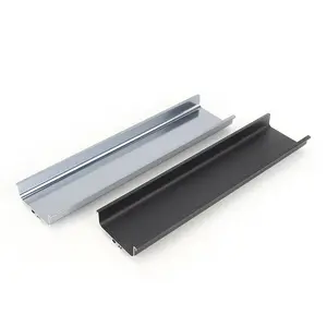 High quality 6063 Aluminum Furniture Profile Edge Banding Handle For Kitchen Cabinet